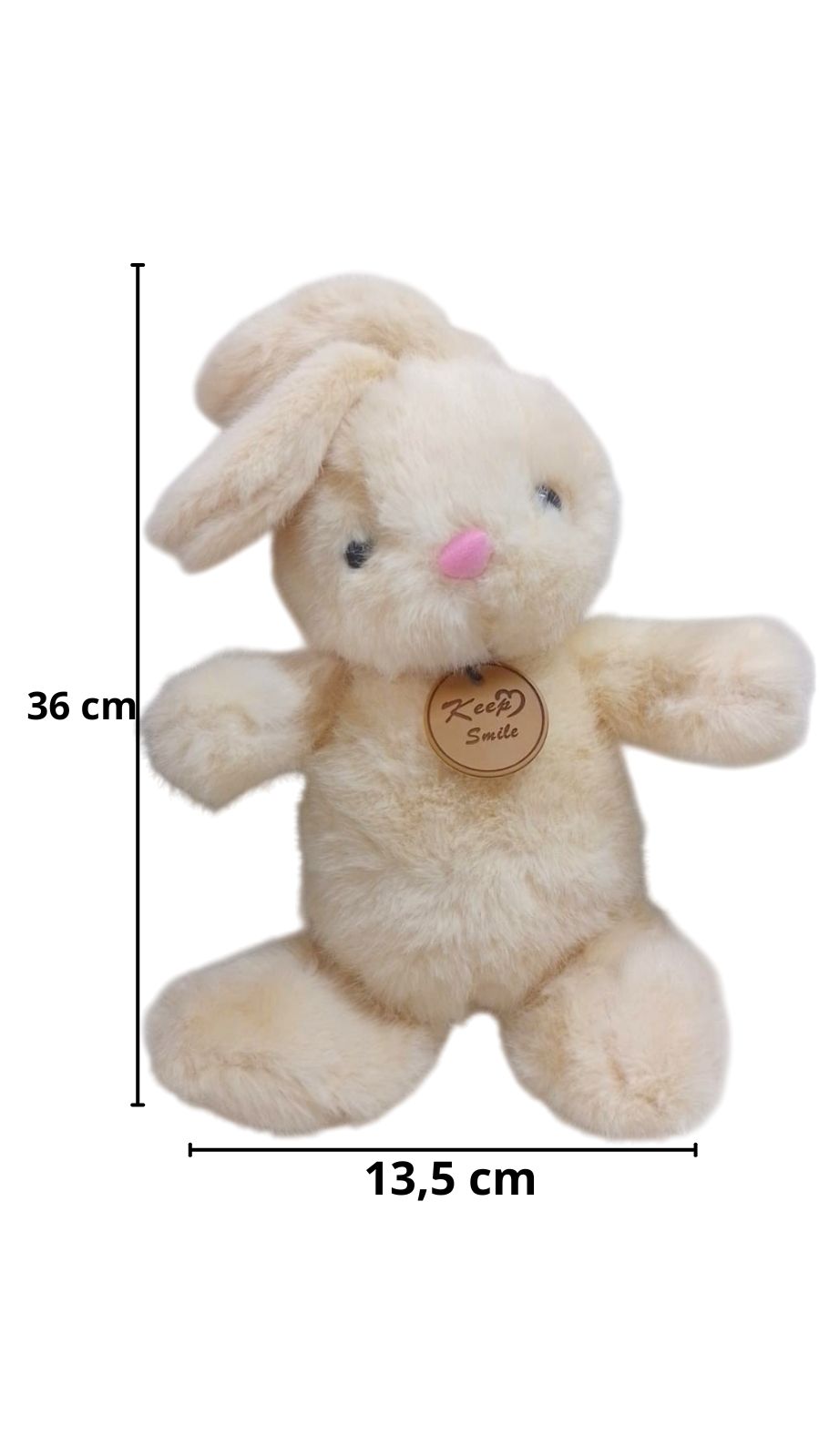 COELHO PELUCIA FOFINHO KEEP SMILE